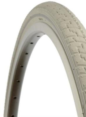 DUTCH PERFECT Buitenband 28 x 1.40" / 40-622mm anti-lek - wit met reflectie