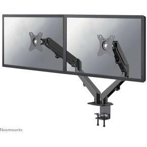Neomounts DS70-700BL2 Monitor-tafelbeugel Aantal monteerbare displays: 2 Display(s) 43,2 cm (17) - 68,6 cm (27) Zwart In hoogte verstelbaar, Roteerbaar,