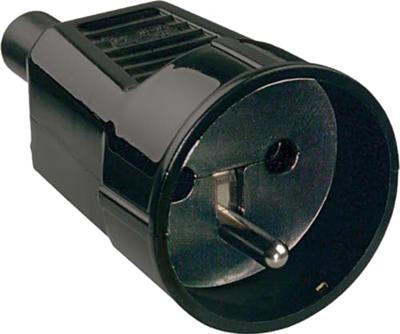 Bachmann 912.173 Koppeling met randaarde Kunststof Zwart IP20