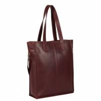Justified Justified Bags Nynke Donker Rood 13L Shopper Laptop 14" - thumbnail