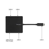 TARGUS HARDWARE Concentrateur (hub) - 3 x SuperSpeed USB 3.0 + 1 x USB-C (passage de puissance) - de bureau - thumbnail