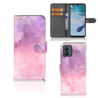 Hoesje Motorola Moto G53 Pink Purple Paint Hoesje Motorola Moto G53 Pink Purple Paint