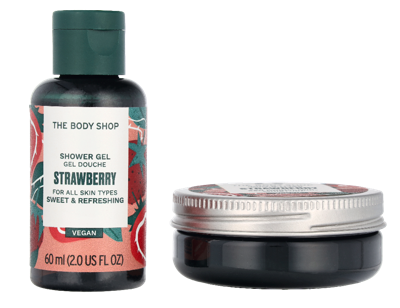 The Body Shop G1 Strawberry Giftset 140 ml The Body Shop G1 Strawberry Giftset 140 ml