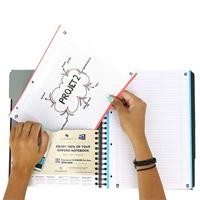 Collegeblok oxford europeanbook a4+ 120 vel ass | 5 stuks - thumbnail