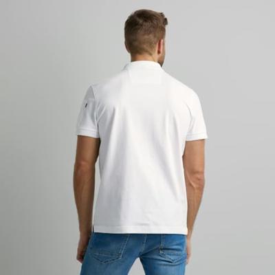 Pme Legend Short Sleeve Polo Cotton Elastan Ppss0000861 Poloshirts 7003 - Bright White