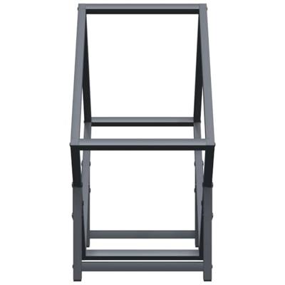 Brandhoutrek 50x25x50 cm koudgewalst staal antracietkleurig