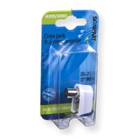 Scanpart Antenne Koppeling 9.5 mm Haaks Wit - thumbnail