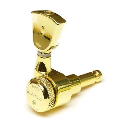 Graph Tech PRL-8341-G0 Ratio Electric locking stemmechanieken 3x3 met vintage buttons goud
