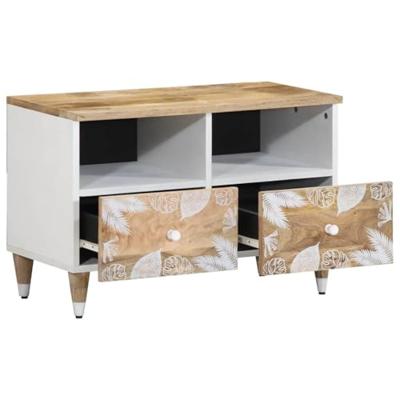 Tv-meubel 70x33,5x46 cm massief mangohout