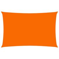 Zonnescherm rechthoekig 2x5 m oxford stof oranje - thumbnail