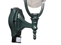 Wandlamp Parma Soragna groen klassieke buitenlamp 7235-600 bewegingssensor - thumbnail