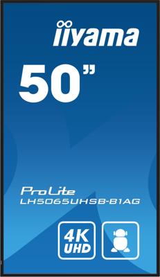 50IN 3840X2160 9.5MS LH5065UHSB-B1AG 5000:1 HDMI DP