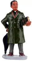 Lemax preacher kerstdorp figuur type 1 2001 - thumbnail