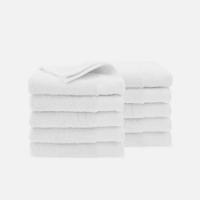 Walra Soft Cotton Handdoeken 50 x 100 cm - 550 gr/m² - Wit - 10 stuks - thumbnail