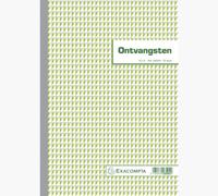 Exacompta ontvangsten, ft 29,7 x 21 cm, Nederlandstalig, dupli (50 x 2 vel) - thumbnail
