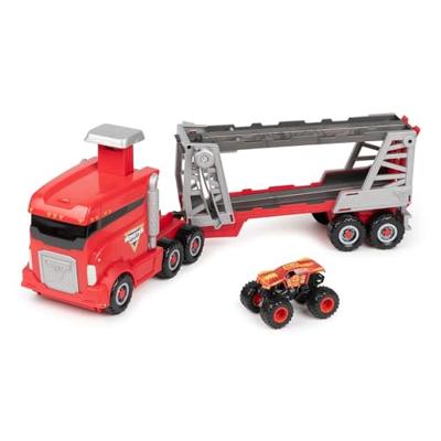 Monster Jam transportwagen + monstertruck - thumbnail