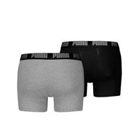 Puma Boxershorts Everyday Basic 2-pack Grey Melange / Black-S - thumbnail