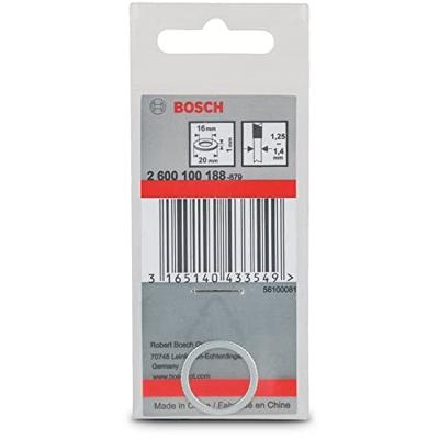 Bosch Accessoires Reduceerring voor cirkelzaagbladen 20 x 16 x 1 mm 1st - 2600100188 Bosch Accessoires Reduceerring voor cirkelzaagbladen 20 x 16 x 1 mm 1st - 2600100188