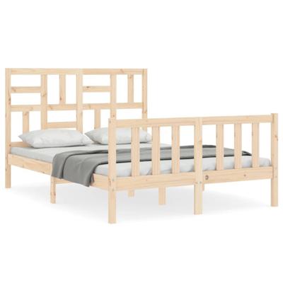 Bedframe zonder matras massief grenenhout 120x200 cm