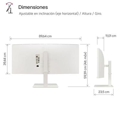 LG UltraWide 38WR85QC-W Monitor Wit - thumbnail