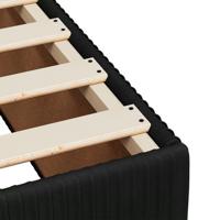 Bedframe fluweel zwart 90x190 cm - thumbnail