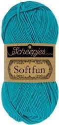 Scheepjes Softfun - 2511 Dark Turquoise - Haakgaren / Breigaren