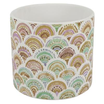 Bloempot Multi color keramiek 13,5 cm | 6 stuks