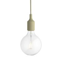Muuto E27 Socket Hanglamp LED Beige-Green - thumbnail