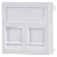 OBO Bettermann 6119214 Afdekking Datatechniekdrager (b x h x d) 45 x 45 x 9 mm 1 stuk(s) Wit