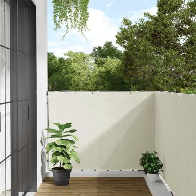 Balkonscherm 600x120 cm PVC wit