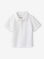 Polo baby korte mouwen om te personaliseren wit - thumbnail