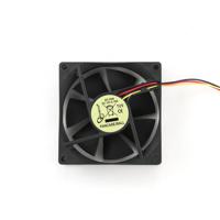 Ventilator voor PC behuizing, kogellager, 80x80x25mm - thumbnail