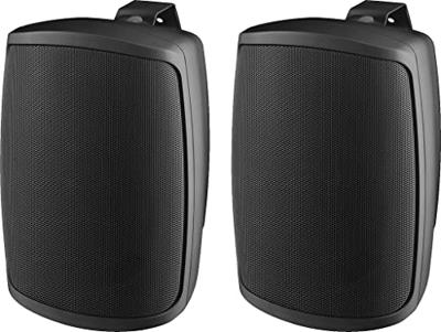 Monacor WALL-05T/SW PA-wandluidspreker 16 W Zwart 1 paar Monacor WALL-05T/SW PA-wandluidspreker 16 W Zwart 1 paar