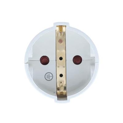 AS Schwabe 45011 Koppeling met randaarde Kunststof 230 V Wit IP20