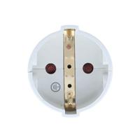 AS Schwabe 45011 Koppeling met randaarde Kunststof 230 V Wit IP20 - thumbnail