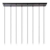 Lucide CHAYANNE - Hanglamp - 8xE14 - Zwart - thumbnail