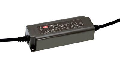MEAN WELL NPF-40-48 LED-driver, LED-transformator Constante spanning, Constante stroomsterkte 40 W 0.84 A 28.8 - 48 V/DC Niet dimbaar, PFC-schakeling,