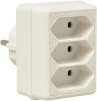 Euro verdeelstekker 3-voudig wit VB Extend - thumbnail