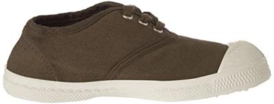 Katoenen tennisschoenen voor kinderen met vetersluiting BENSIMON® kaki Katoenen tennisschoenen voor kinderen met vetersluiting BENSIMON® kaki