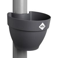 Elho Vibia Campana regenpijpbakje 22cm antraciet - thumbnail