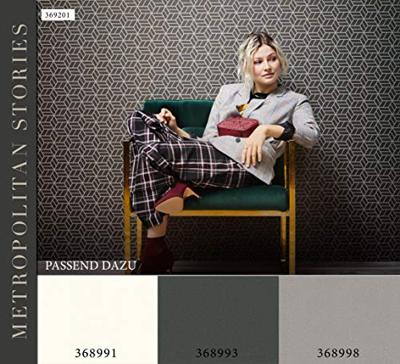 Livingwalls Metropolitan Stories grijs behang | 368998