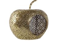 Kaarshouder Home ESPRIT Gouden Metaal Kristal 14 x 14 x 13 cm - thumbnail