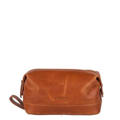 Burkely Vintage Toiletry Bag-Cognac