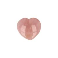 Edelstenen Hart van Rozenkwarts (Model 38) - thumbnail