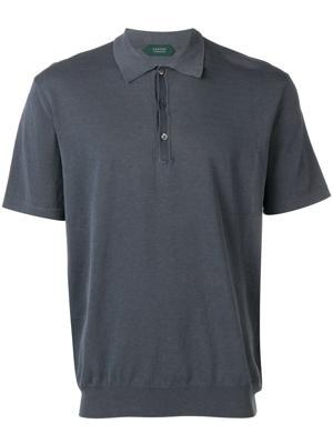 Zanone classic polo shirt - Blue
