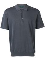 Zanone classic polo shirt - Blue - thumbnail