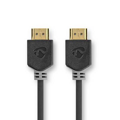 Nedis CVBW35000BK50 Hdmi™ Kabel Hdmi™ Connector Hdmi™ Connector 8k@60hz Earc Verguld 5.00 M Pvc Antraciet Doos Nedis CVBW35000BK50 Hdmi™ Kabel Hdmi™ Connector Hdmi™ Connector 8k@60hz Earc Verguld 5.00 M Pvc Antraciet Doos