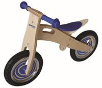 Simply for Kids Houten Loopfiets Blauw - thumbnail
