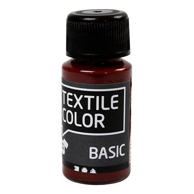 Creativ Company Textile color semi-dekkende textielverf - bruin, 50ml Creativ Company Textile color semi-dekkende textielverf - bruin, 50ml