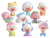 Original Character Trading Figures Blind Box 8-Pack Lazy Home Diary 9 cm - thumbnail